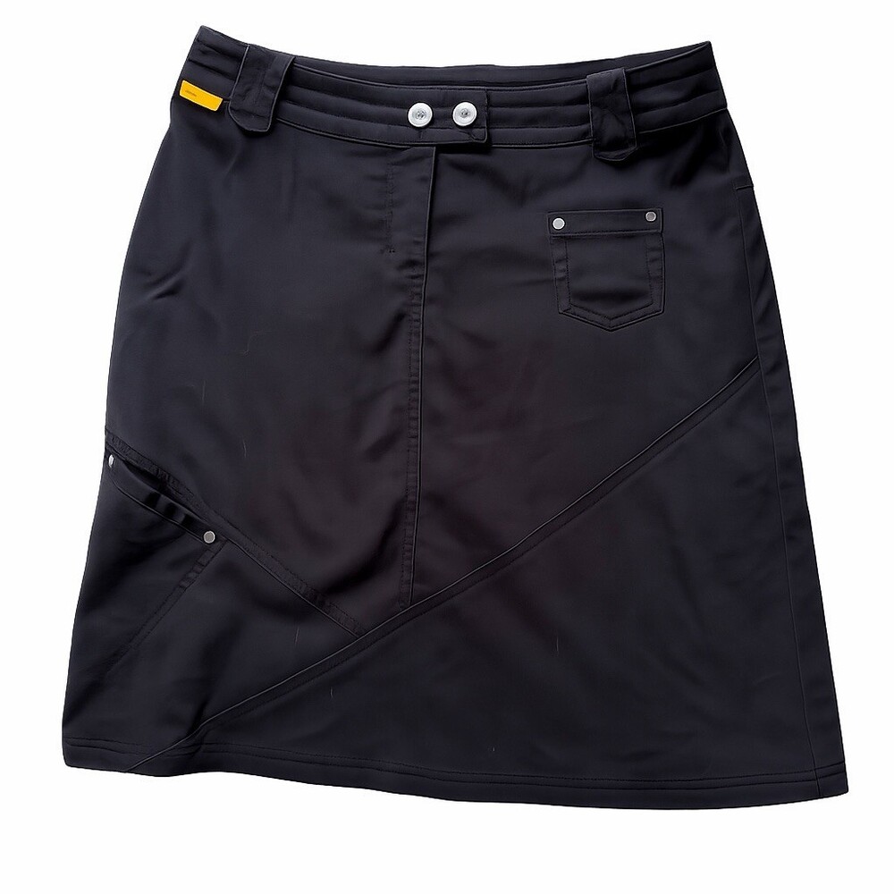 Lolë Black SZ 6 Stretch Athletic Skirt Quick Dry USP 50+ Like‎ New Casual